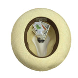 Ecuadorian Brisa Grade 8 Panama STRAW HAT Fedora Trilby MADE IN USA K10 In Australia - Darrahopens
