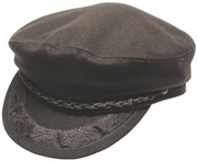 Darrahopens Fashion > Men's Fashion > Men's Hats & Caps GREEK FISHERMAN Cap Hat Winter Wool Blend MADE IN GREECE Classic Ivy Sailor - Brown
