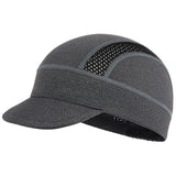 Darrahopens Fashion > Men's Fashion > Men's Hats & Caps Grey Mesh Cycling Cap Under Helmet Liner Breathable Skull Cap with Flip Up Brim Sun Shade Moisture Wicking Hat for Bike Running Fits 55-60cm