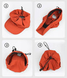Darrahopens Fashion > Men's Fashion > Men's Hats & Caps Grey Outdoor Quick Dry Sun Hat - Foldable Visor Cap - UV Protection - 55-58cm