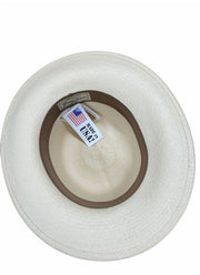 Darrahopens Fashion > Men's Fashion > Men's Hats & Caps Hand Woven Grade 8 Panama Cooler Outback Hat Summer Breathable Waterproof - Natural In Australia - Darrahopens