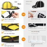 Darrahopens Fashion > Men's Fashion > Men's Hats & Caps Hat protection frame-Black
