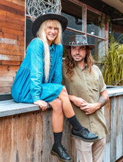 Darrahopens Fashion > Men's Fashion > Men's Hats & Caps Jacaru 110 Croc Hunter Outback Hat with Real Crocodile Headband - Brown In Australia - Darrahopens