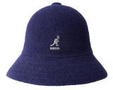 KANGOL Bermuda Casual Bucket Hat Terry Towelling Cap - Navy