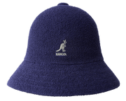 KANGOL Bermuda Casual Bucket Hat Terry Towelling Cap - Navy