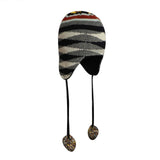 Darrahopens Fashion > Men's Fashion > Men's Hats & Caps KANGOL Chameleon Earlap Beanie Hat Winter Warm Pom Pom Wool Blend - Dark Blue