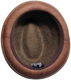 KANGOL Mens Dapper Felt & Straw Player K0818LX Wool Trilby Fedora In Australia - Darrahopens