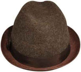 KANGOL Mens Dapper Felt & Straw Player K0818LX Wool Trilby Fedora In Australia - Darrahopens