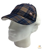 Darrahopens Fashion > Men's Fashion > Men's Hats & Caps KANGOL Plaid Supre Ushanka Sherpa Chullo Lined Hat Warm Winter Ear Trapper Flying - Navy/Khaki - S/M