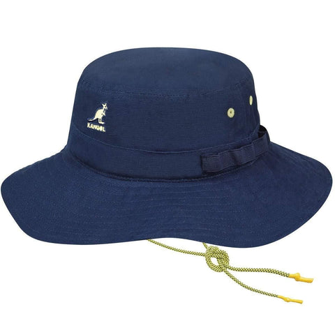 Darrahopens Fashion > Men's Fashion > Men's Hats & Caps Kangol Utility Cords Jungle Hat Fishing Sun Cap Bucket Camping - Navy