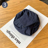 Khaki Packable Bucket Hat Unisex Wide Brim Foldable Sun Protection Hiking Travel Cap