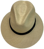 Darrahopens Fashion > Men's Fashion > Men's Hats & Caps Luxury Genuine Panama Straw Hat Ecuadorian Fedora Wide Brim - Hand Woven in Ecuador MADE IN USA In Australia - Darrahopens