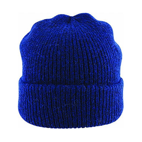 Darrahopens Fashion > Men's Fashion > Men's Hats & Caps Mens Shetland Ragg Wool Beanie Hat Fishermans Rib Winter Knit Ski Pull On  - Navy