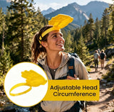 Darrahopens Fashion > Men's Fashion > Men's Hats & Caps Novelty Hand Shaped Sun Visor Hat, Funny Palm Headband UV Protection Sun Hat, Creative Photo Prop for Women Men, Portable Summer Outdoor Beach Travel Sunshade Headband, One Size Fits All