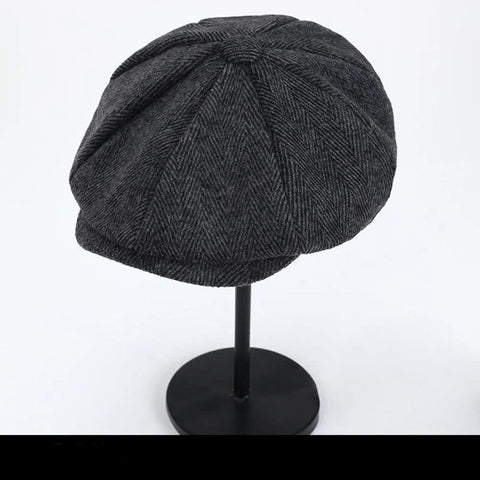 Darrahopens Fashion > Men's Fashion > Men's Hats & Caps Peaky Blinders Newsboy Cap Black Retro Men's Hat 2023