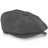 Darrahopens Fashion > Men's Fashion > Men's Hats & Caps Peaky Blinders Newsboy Cap Black Retro Men's Hat 2023