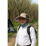 Darrahopens Fashion > Men's Fashion > Men's Hats & Caps Solar & USB Powered Cooling Hat with Dual Fan – Khaki Outdoor Sun Hat