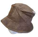 Darrahopens Fashion > Men's Fashion > Men's Hats & Caps Stingy Brim Terry Towelling Bucket Hat Daggy Fishing Camping Lad Cap 100% COTTON - Khaki - L/XL