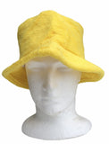 Darrahopens Fashion > Men's Fashion > Men's Hats & Caps Stingy Brim Terry Towelling Bucket Hat Daggy Fishing Camping Lad Cap 100% COTTON - Yellow - L/XL