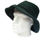 Darrahopens Fashion > Men's Fashion > Men's Hats & Caps Terry Towelling BUCKET HAT Daggy Fishing Camping Lad Cap Retro  100% COTTON - Bottle Green - X-Large