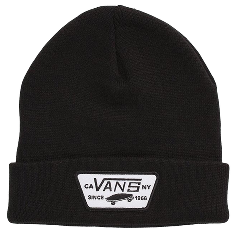Darrahopens Fashion > Men's Fashion > Men's Hats & Caps VANS Milford Beanie Warm Winter Knit Hat Ski Cap - Black