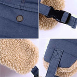 Darrahopens Fashion > Men's Fashion > Men's Hats & Caps Winter Aviator Hat Thickened Cotton with Earmuffs Navy Blue, One Size In Australia - Darrahopens