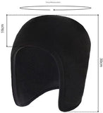 Darrahopens Fashion > Men's Fashion > Men's Hats & Caps Winter hat for men and women – Thermal, windproof hat with ear flaps, ideal for sleeping, motorcycling and outdoor activities (Blue)