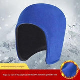 Darrahopens Fashion > Men's Fashion > Men's Hats & Caps Winter hat for men and women – Thermal, windproof hat with ear flaps, ideal for sleeping, motorcycling and outdoor activities (Blue)