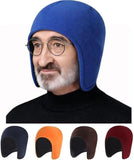 Darrahopens Fashion > Men's Fashion > Men's Hats & Caps Winter hat for men and women – Thermal, windproof hat with ear flaps, ideal for sleeping, motorcycling and outdoor activities (Blue)