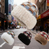 Darrahopens Fashion > Men's Fashion > Men's Hats & Caps Winter Warm Knitted Hat - With Fleece Lining - Unisex - Suitable for Cold Weather（Beige）