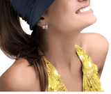 Darrahopens Fashion > Men's Fashion > Men's Hats & Caps Women's UPF 50+ UV Protection Sun Visor Hat |  That Girl Aesthetic High Ponytail Wide Brim Hat | Birthday Gift for Her Beach Golf Hiking Outdoor Daily Casual WearNavy Blue