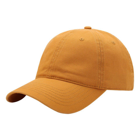Darrahopens Fashion > Men's Fashion > Men's Hats & Caps Yellow Premium Pure Cotton Quick-Dry Baseball Cap - Outdoor Sports & Camping Sun Hat, Adjustable Fit(59-65cm)
