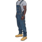 Darrahopens Fashion > Men's Fashion > Men's Jeans Men's Plus Size Jeans Fashion Jeans Denim Bib Loose Fit Multiple Pockets Adjustable Straps - Perfect 4XL 4XL