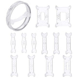 Darrahopens Fashion > Men's Fashion > Men's Jewellery 12PCS Ring Size Adjuster Set Invisible Plastic Resizer for Loose Rings Comfort Fit