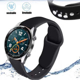 Darrahopens Fashion > Men's Fashion > Men's Jewellery 18mm 20mm 22mm Metal Bracelet for Garmin Vivoactive 3 4 4s Watch Band Venu 2 2s SQ Forerunner 645 Bracelet Silicone Loop Nylon Wrist Metal Silver Metal Silver For Garmin Venu SQ