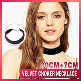 Darrahopens Fashion > Men's Fashion > Men's Jewellery Black Velvet Choker Necklace - Perfect For The 90S Grunge Look