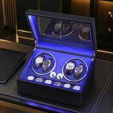 Darrahopens Fashion > Men's Fashion > Men's Jewellery Embellir Watch Winder Automatic Double Watch Winder Box LED Black