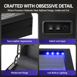 Darrahopens Fashion > Men's Fashion > Men's Jewellery Embellir Watch Winder Automatic Double Watch Winder Box LED Black