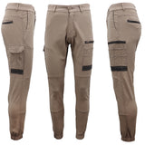 Darrahopens Fashion > Men's Fashion > Men's Pants & Chinos Men's Cargo Cotton Drill Work Pants UPF 50+ 13 Pockets Tradies Workwear Trousers, Black, 32