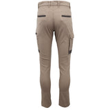 Darrahopens Fashion > Men's Fashion > Men's Pants & Chinos Men's Cotton Drill Cargo Work Pants UPF 50+ 13 Pockets Tradies Workwear Trousers, White, 28