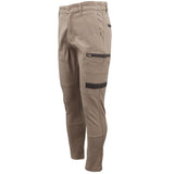 Darrahopens Fashion > Men's Fashion > Men's Pants & Chinos Men's Cotton Drill Cargo Work Pants UPF 50+ 13 Pockets Tradies Workwear Trousers, White, 34