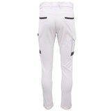Darrahopens Fashion > Men's Fashion > Men's Pants & Chinos Men's Cotton Drill Cargo Work Pants UPF 50+ 13 Pockets Tradies Workwear Trousers, White, 36