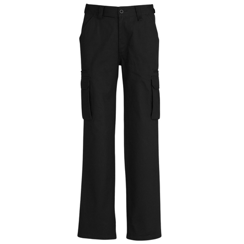 Darrahopens Fashion > Men's Fashion > Men's Pants & Chinos Mens CARGO PANTS Work Wear Trousers 100% COTTON Tradie Pockets Military 310gsm - Black - 127""
