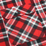 Darrahopens Fashion > Men's Fashion > Men's Shirts Men's 100% Cotton Flannelette Shirt Long Sleeve Plaid Check Flannel w Pockets, Crimson Knight Plaid, 2XL