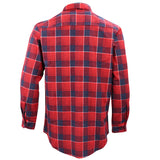 Darrahopens Fashion > Men's Fashion > Men's Shirts Men's 100% Cotton Flannelette Shirt Long Sleeve Plaid Check Flannel w Pockets, Crimson Tide Plaid, XL