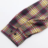Darrahopens Fashion > Men's Fashion > Men's Shirts Men's 100% Cotton Flannelette Shirt Long Sleeve Plaid Check Flannel w Pockets, Golden Horizon Plaid, L