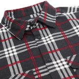 Darrahopens Fashion > Men's Fashion > Men's Shirts Men's 100% Cotton Flannelette Shirt Long Sleeve Plaid Check Flannel w Pockets, Shadow Glen Plaid, 2XL