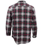 Darrahopens Fashion > Men's Fashion > Men's Shirts Men's 100% Cotton Flannelette Shirt Long Sleeve Plaid Check Flannel w Pockets, Shadow Glen Plaid, 2XL