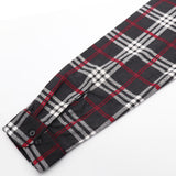 Darrahopens Fashion > Men's Fashion > Men's Shirts Men's 100% Cotton Flannelette Shirt Long Sleeve Plaid Check Flannel w Pockets, Shadow Glen Plaid, 2XL