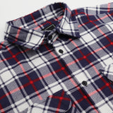 Darrahopens Fashion > Men's Fashion > Men's Shirts Men's 100% Cotton Flannelette Shirt Long Sleeve Plaid Check Flannel w Pockets, Snowfall Navy Plaid, L
